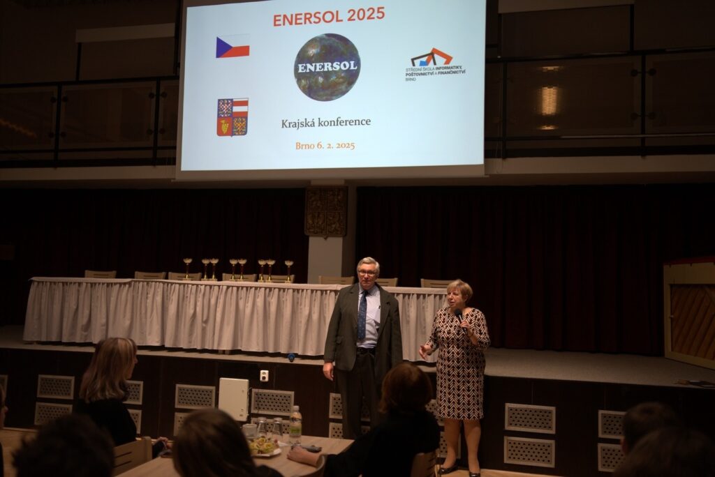 Krajská konference Enersol 2025 - Střední škola informatiky, poštovnictví a finančnictví Brno