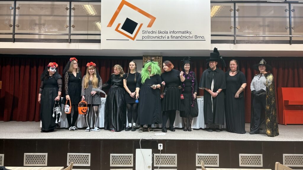 Halloween 2025 - Střední škola informatiky, poštovnictví a finančnictví Brno