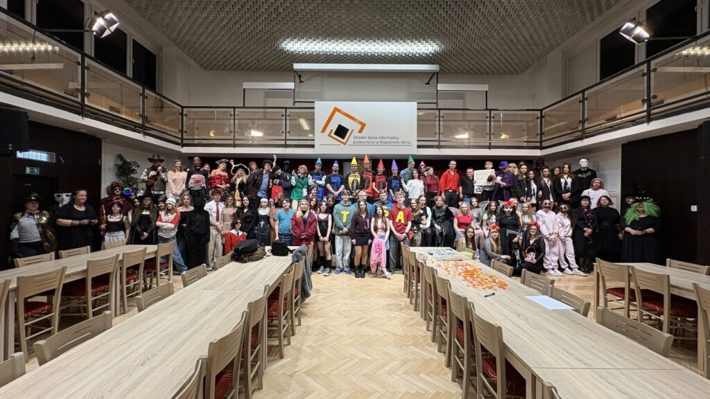 Halloween 2025 - Střední škola informatiky, poštovnictví a finančnictví Brno