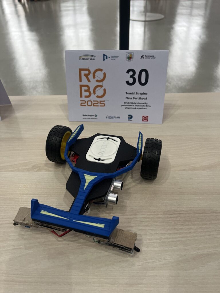 ROBO soutěž 2025 - Střední škola informatiky, poštovnictví a finančnictví Brno