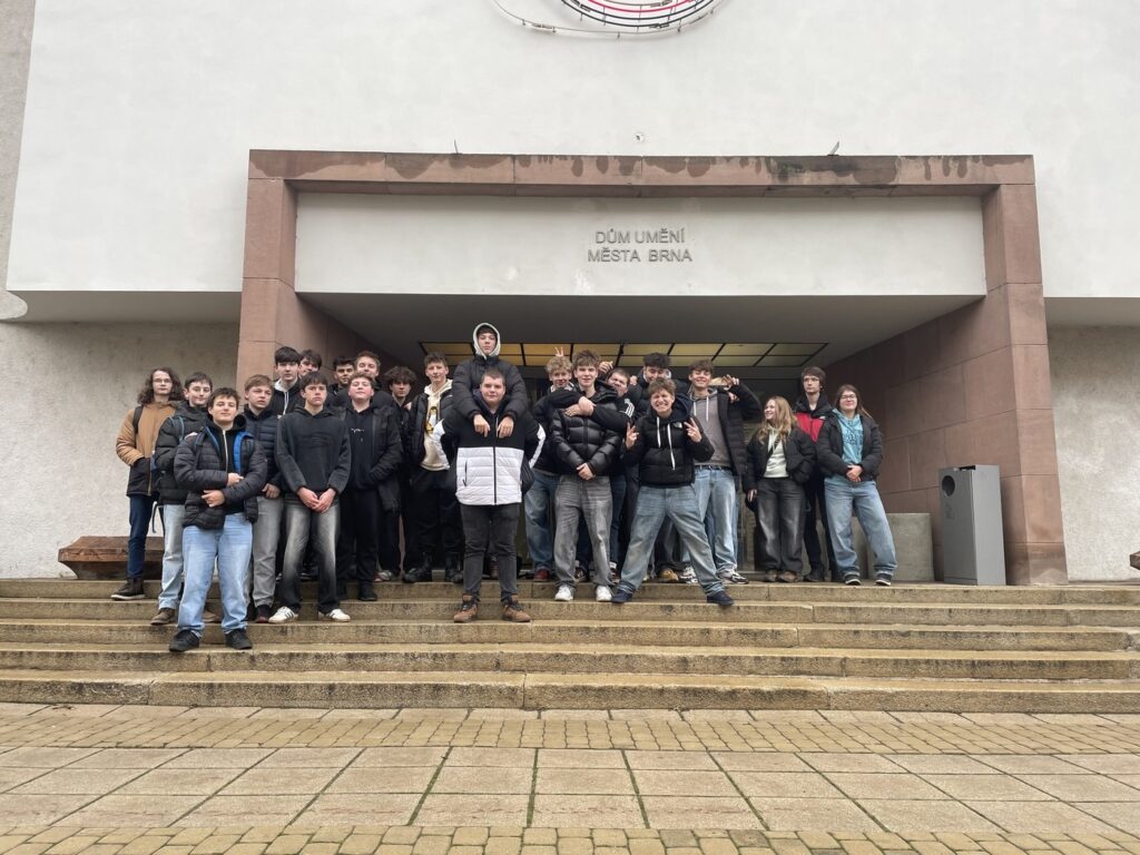 Návštěva Domu umění - Střední škola informatiky, poštovnictví a finančnictví Brno