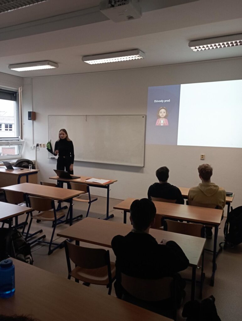 Přednáška na téma podnikání - Střední škola informatiky, poštovnictví a finančnictví Brno