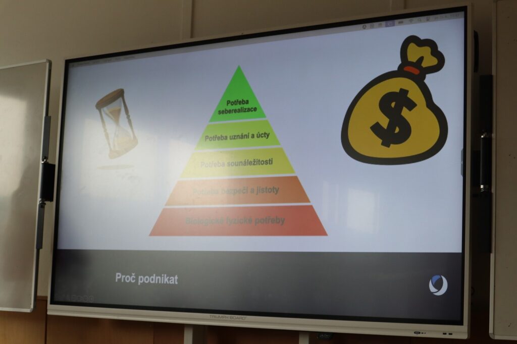 Odborná přednáška Podnikání - Střední škola informatiky, poštovnictví a finančnictví Brno